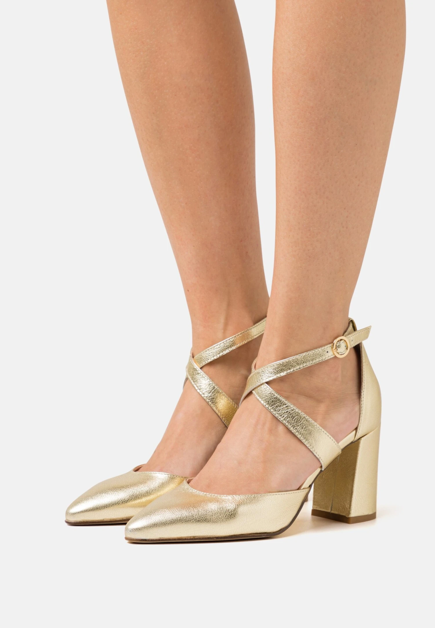 Anna Field Leather- Tacones - Gold