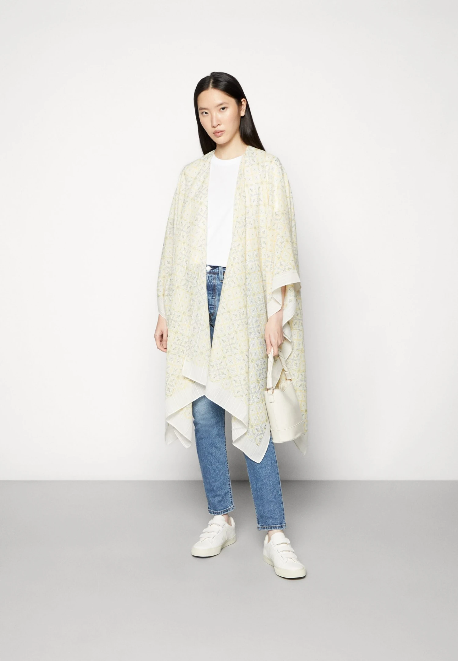 Anna Field Poncho - Yellow - Imagen 2