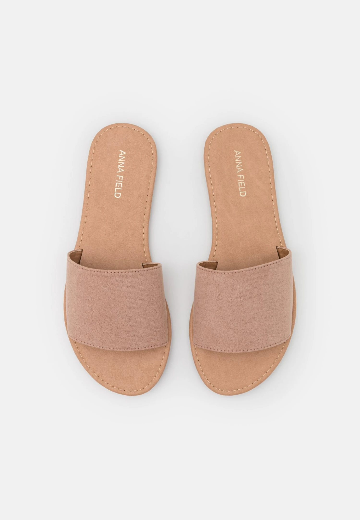 Anna Field 2 Pack - Sandalias Planas - Black/Light Pink - Imagen 5