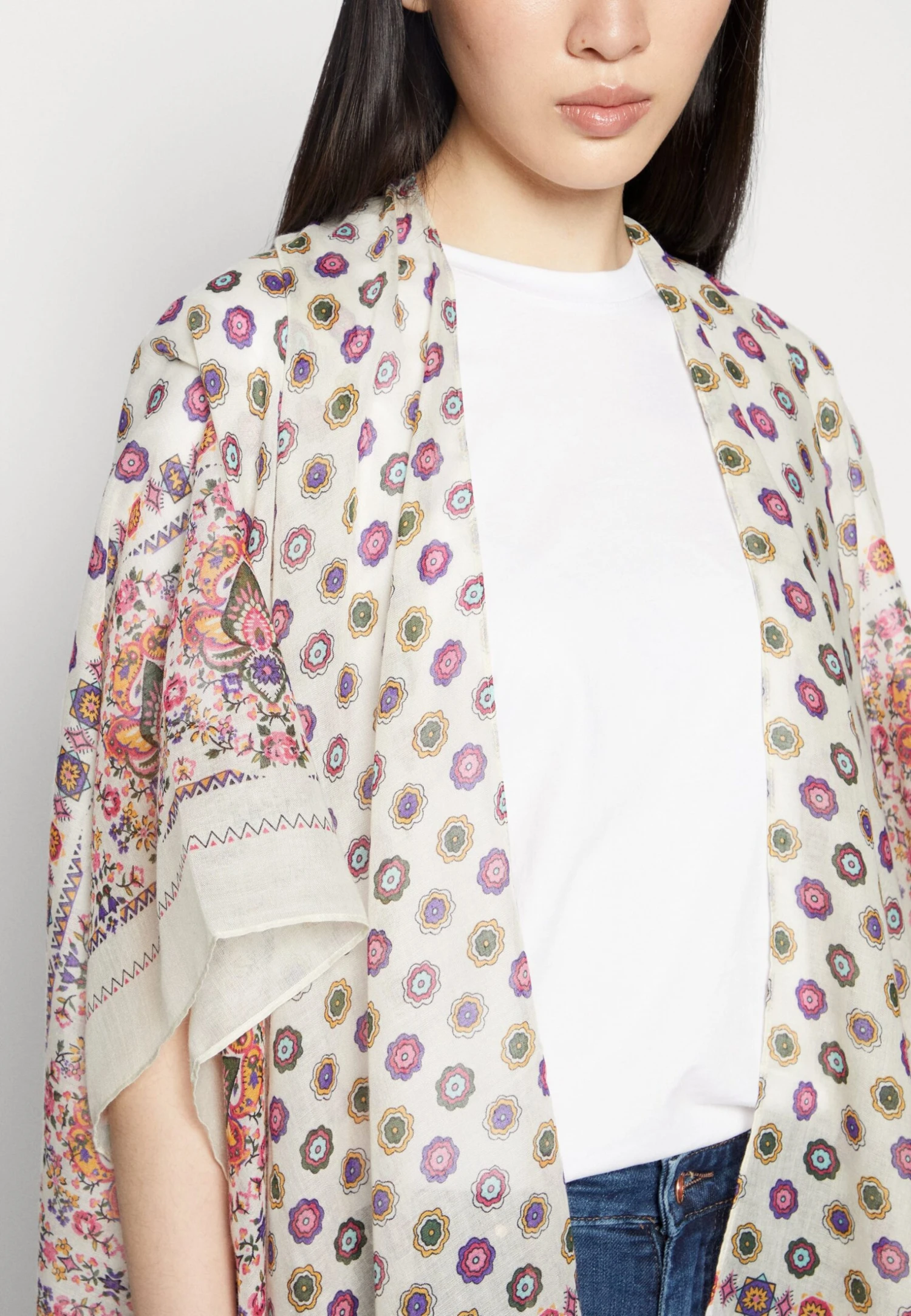 Anna Field Poncho - Tan - Imagen 6