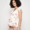 Mama Belt - Blusa - White/Red