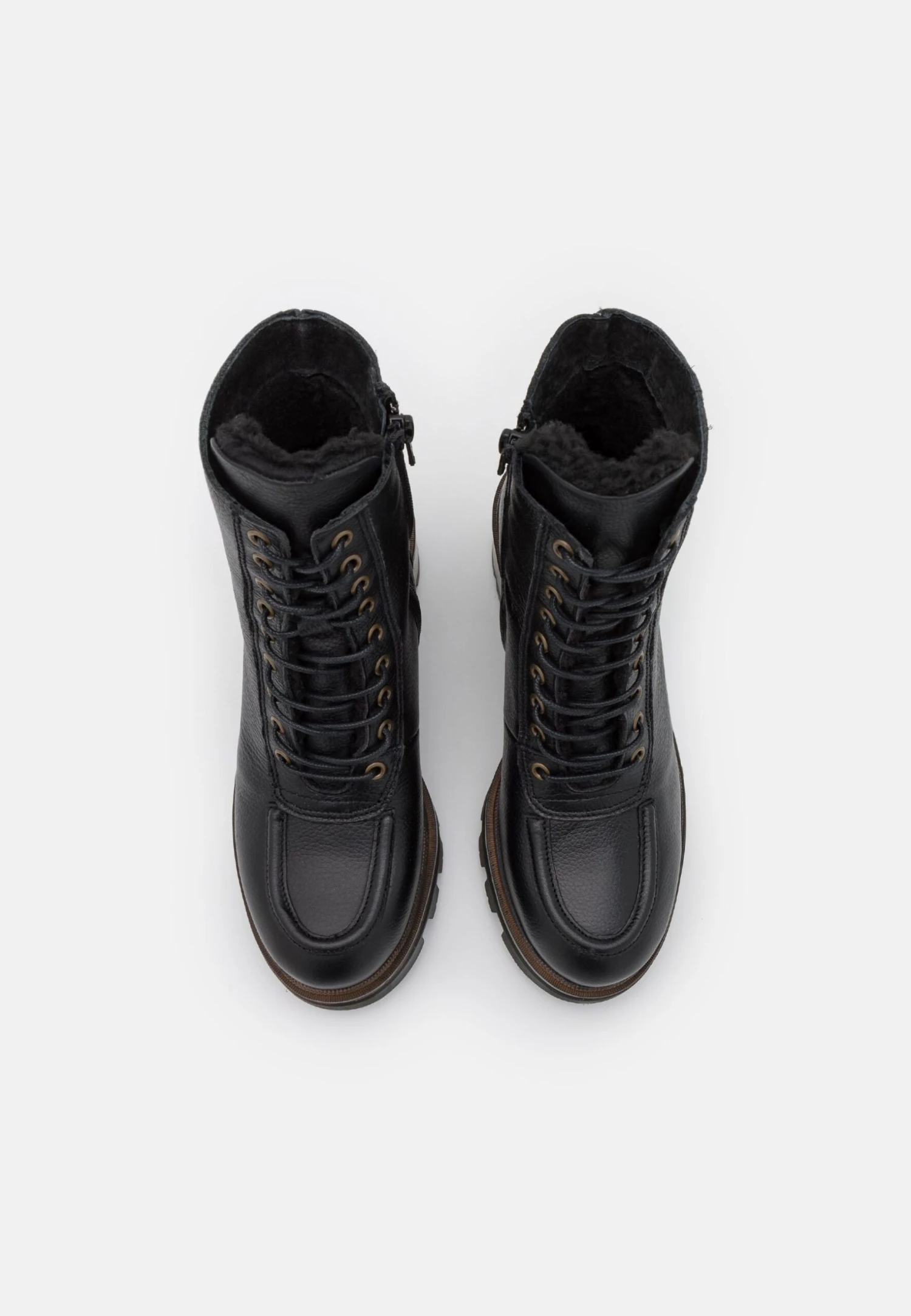 Anna Field Leather Winter Bootie - Botas Para La Nieve - Black - Imagen 6