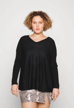 Plus Size - Jersey De Punto - Black