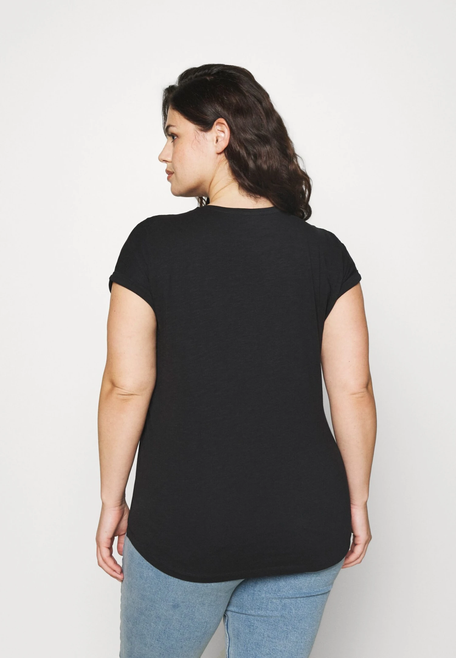 Slub Jersey- Camiseta Básica - Black - Imagen 3