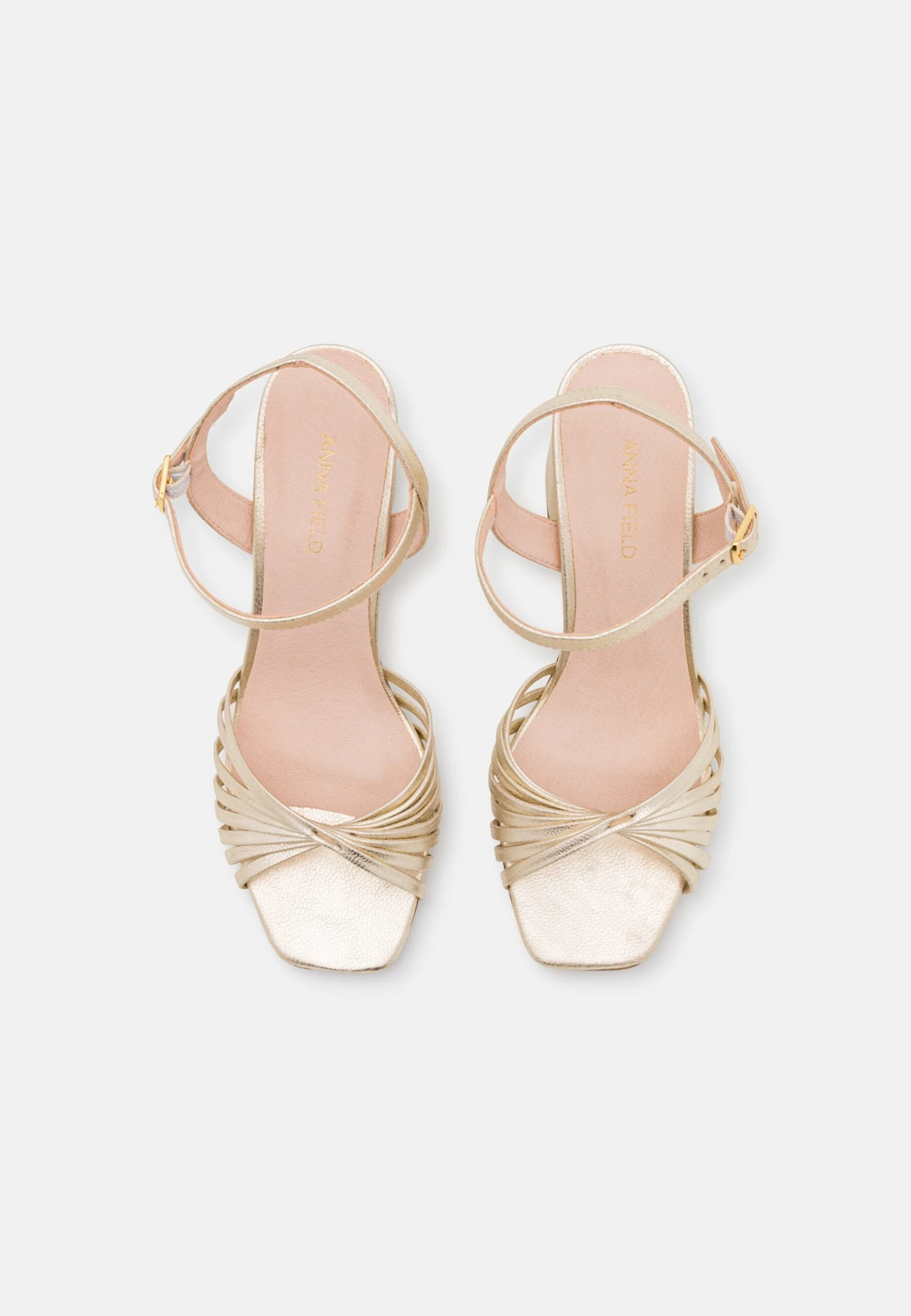 Anna Field Leather - Sandalias De Tac贸n - Gold - Imagen 6