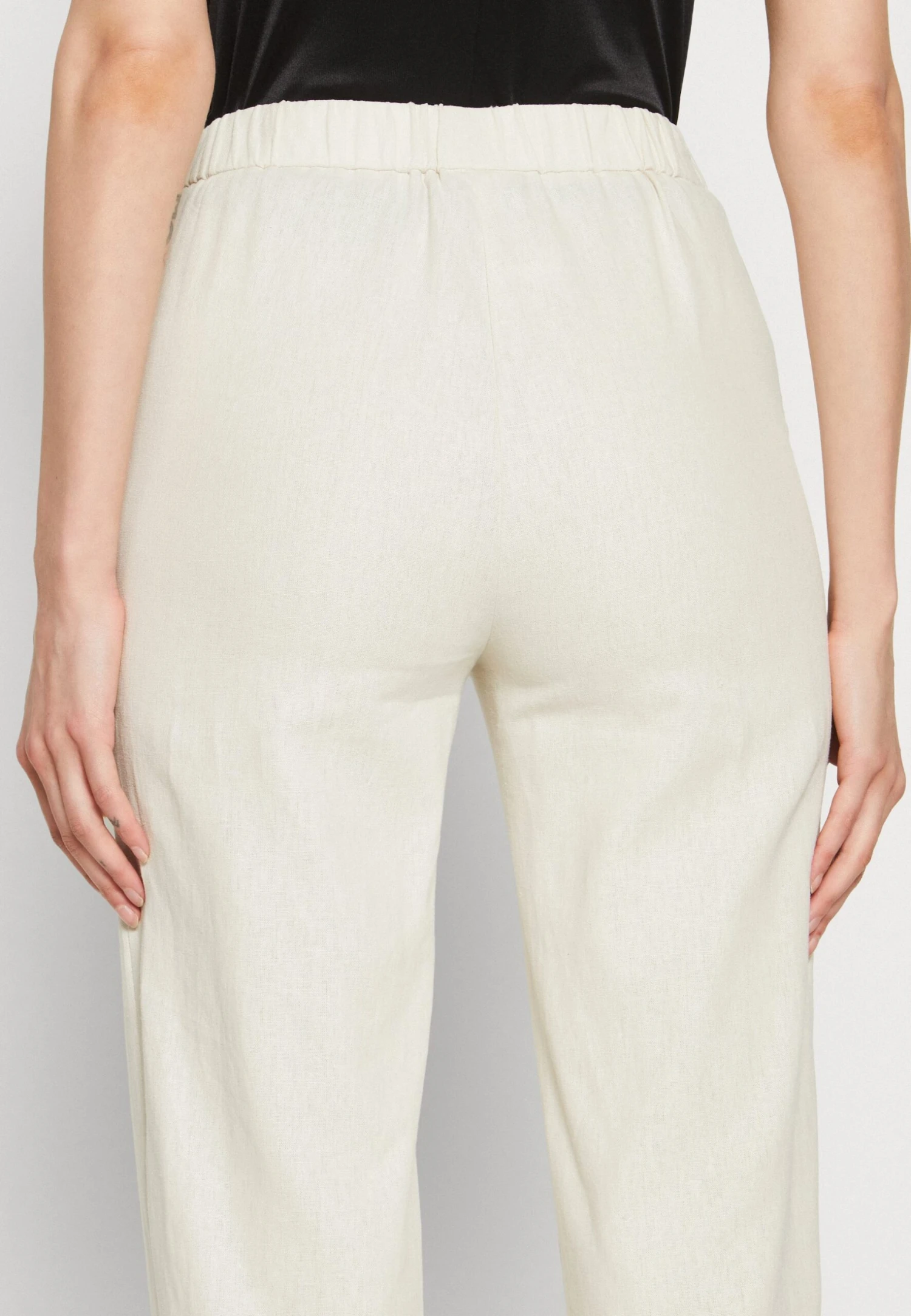 Anna Field Linen Mix - Pantalones - Beige - Imagen 6