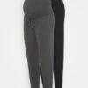 2 Pack - Pantalones Deportivos - Black/ Dark Grey