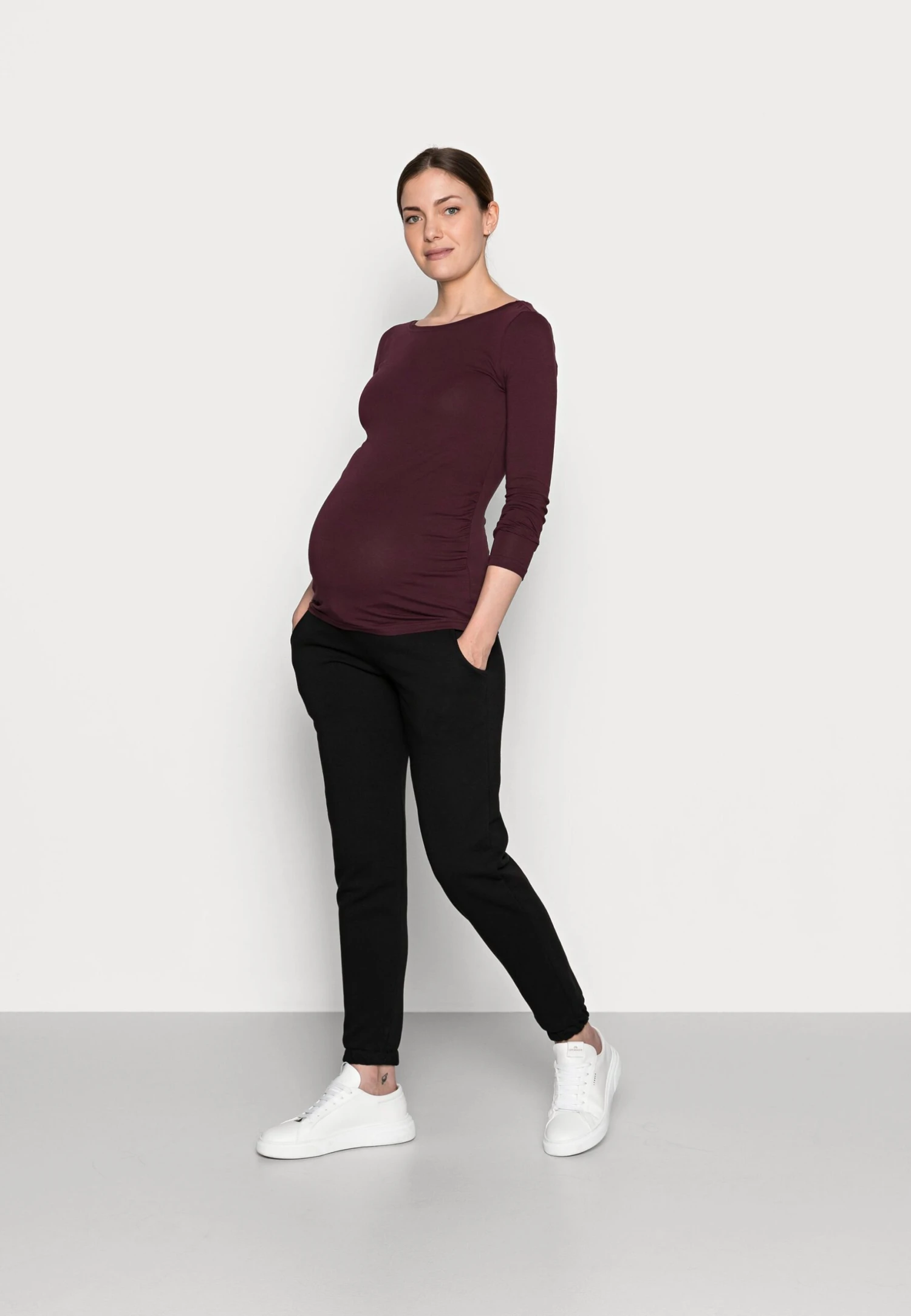 2 Pack - Camiseta De Manga Larga - Dark Green/Bordeaux