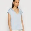 Anna Field Camiseta Básica - Light Blue