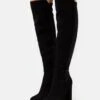 Anna Field Leather - Botas Mosqueteras - Black