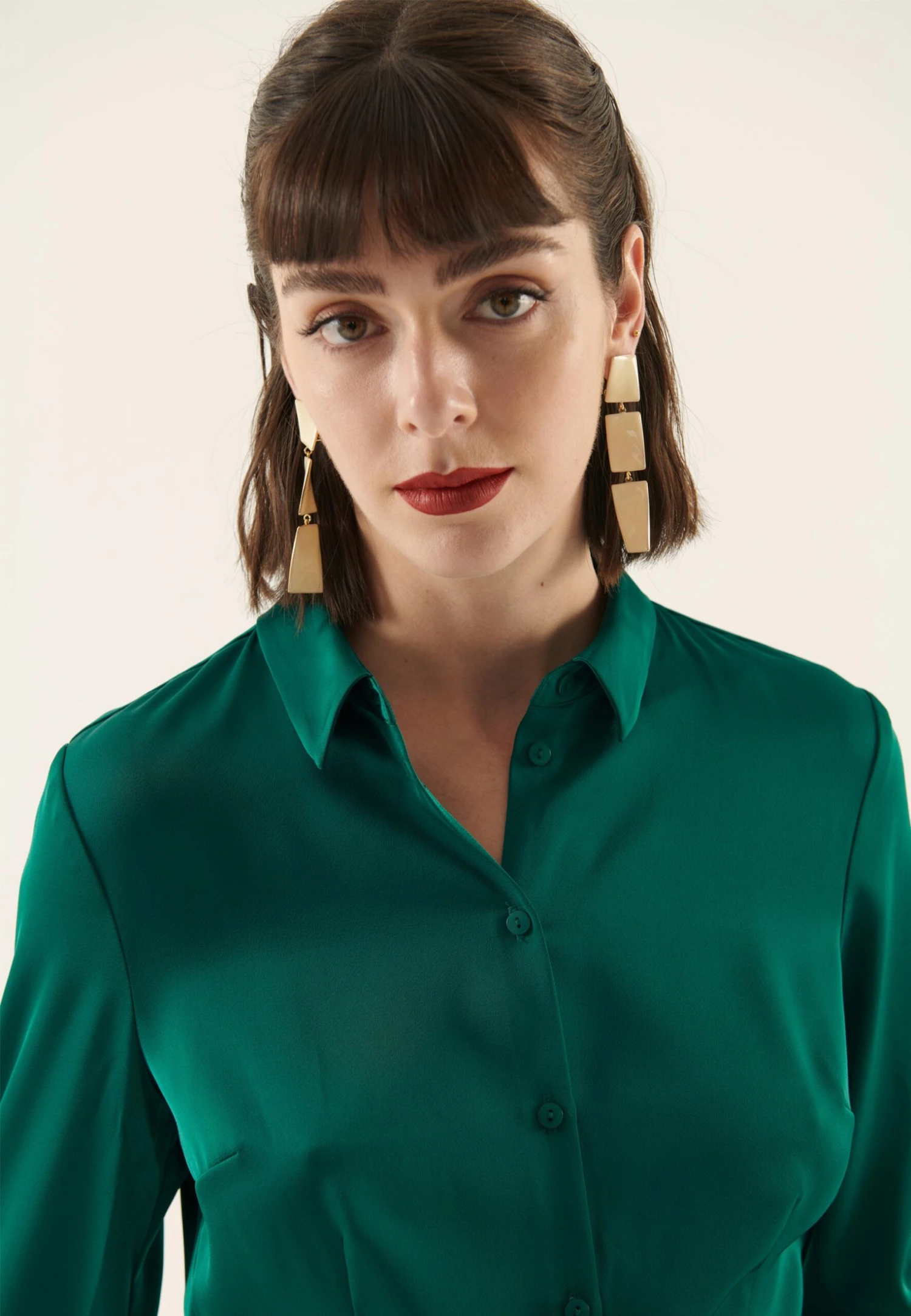 Anna Field Camisa - Dark Green - Imagen 6