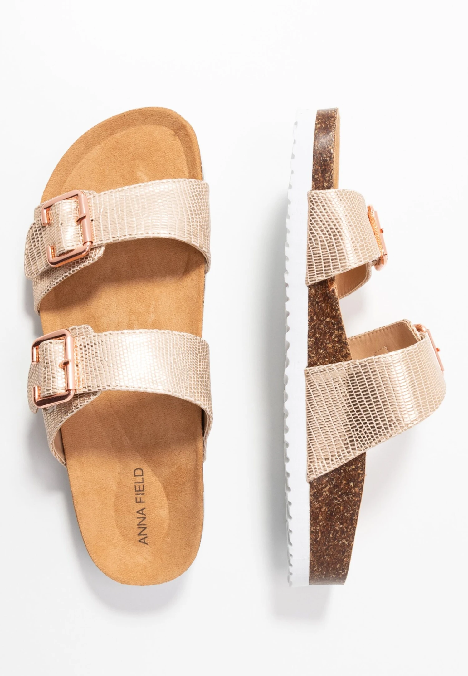 Anna Field Pantuflas - Rose Gold - Imagen 4