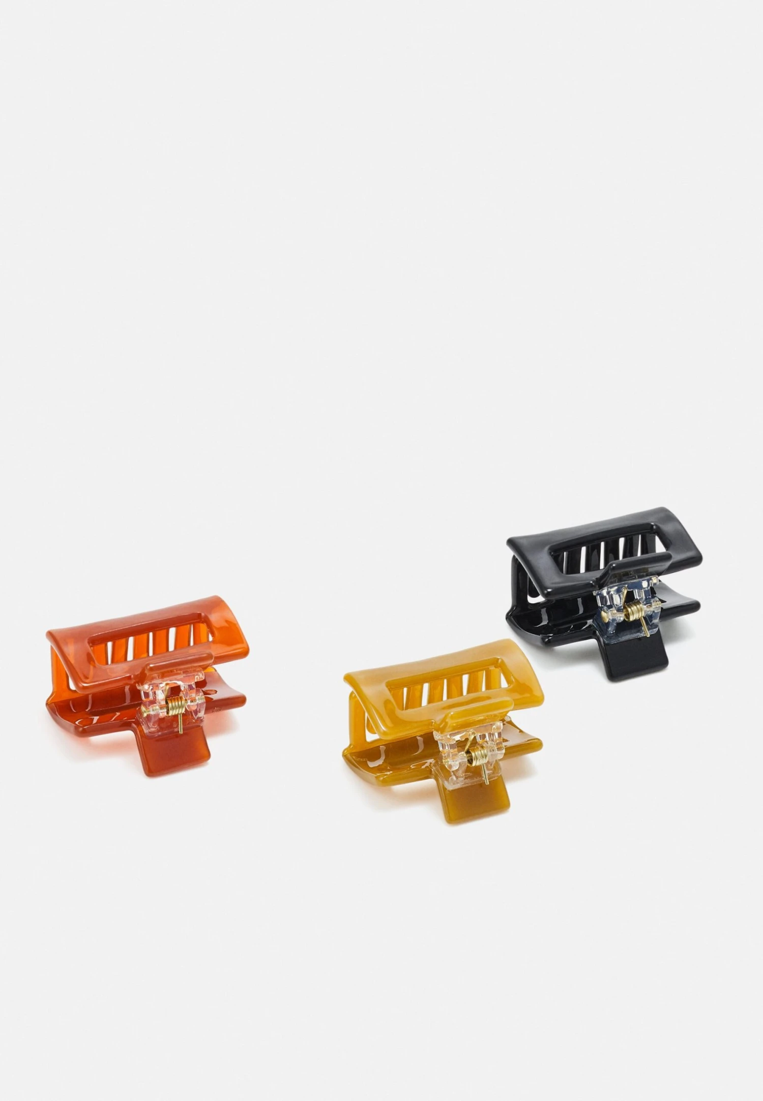 Anna Field 3 Pack - Hair Styling Accessory - Black/Brown/Red - Imagen 2