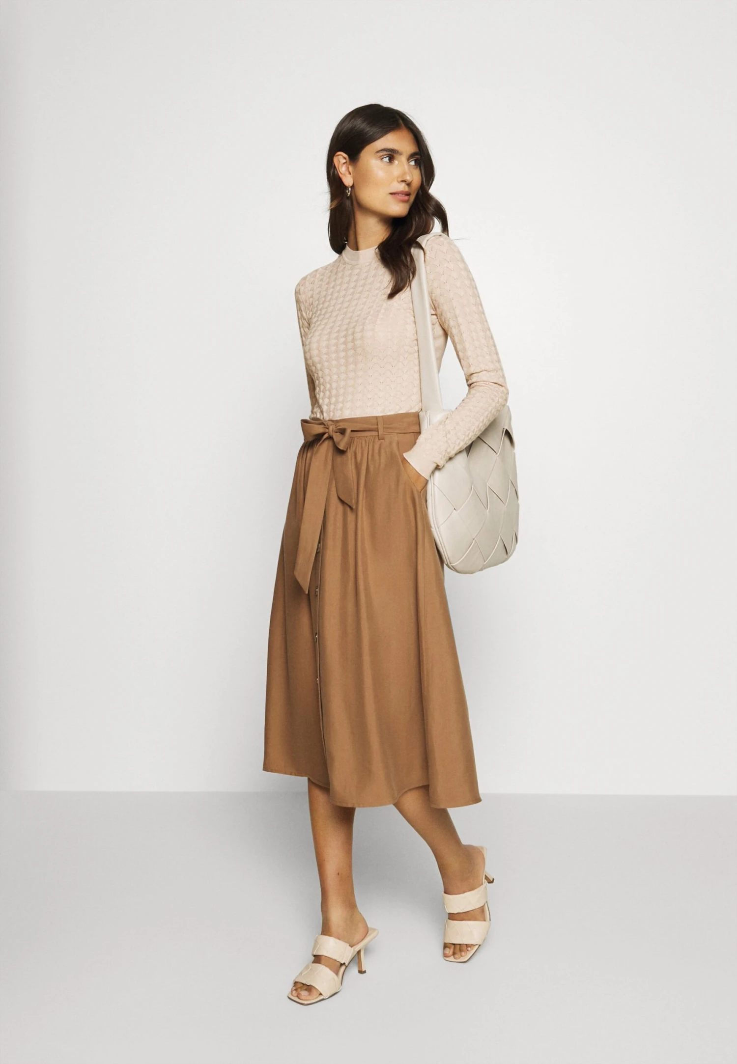 Anna Field Jersey De Punto - Light Tan Melange - Imagen 2