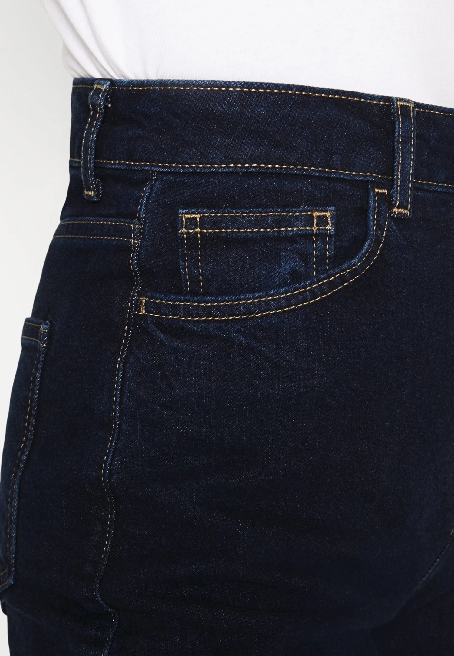Vaqueros A Campana - Dark Blue Denim - Imagen 6