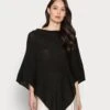 Anna Field Poncho - Black