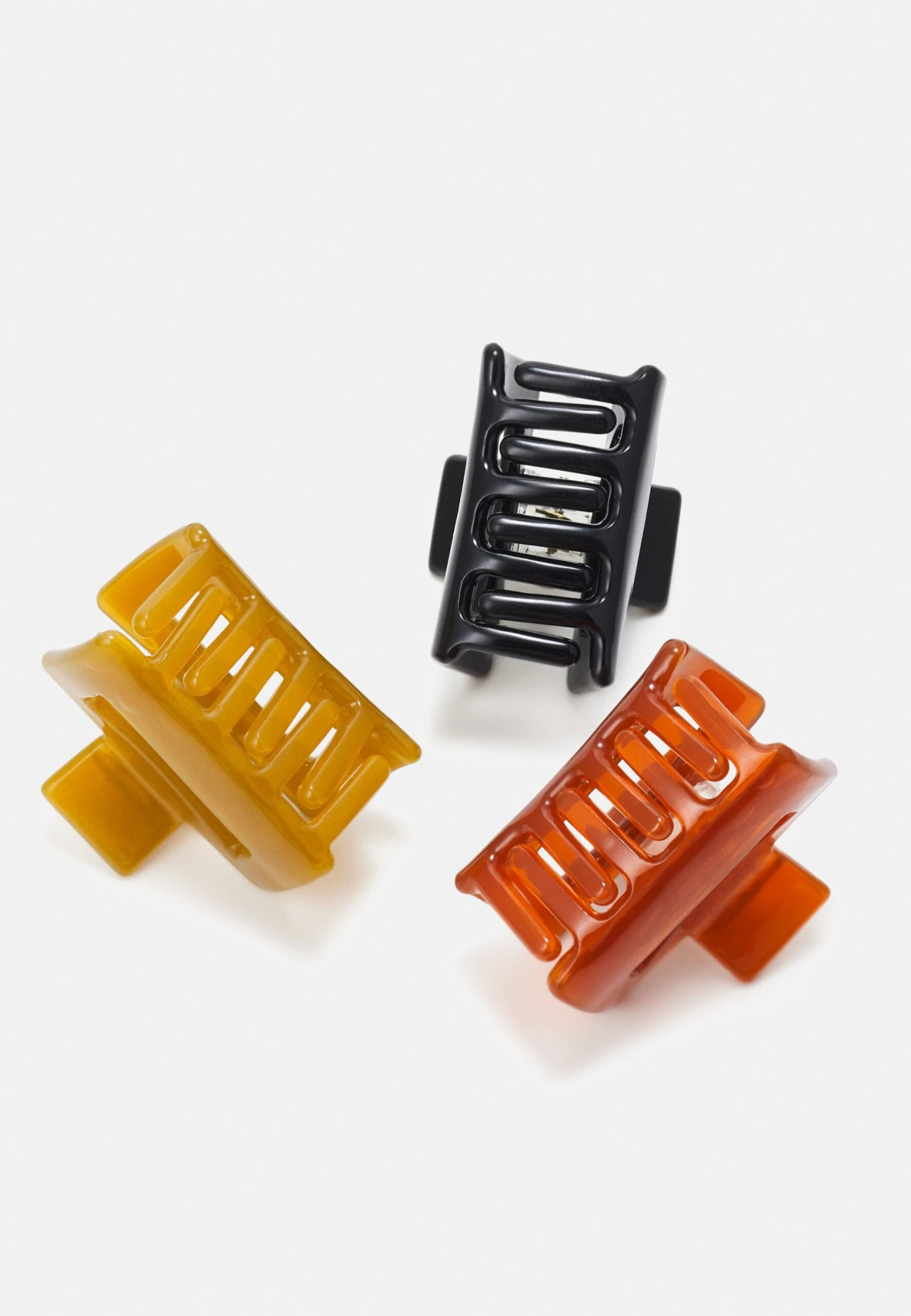 Anna Field 3 Pack - Hair Styling Accessory - Black/Brown/Red - Imagen 3