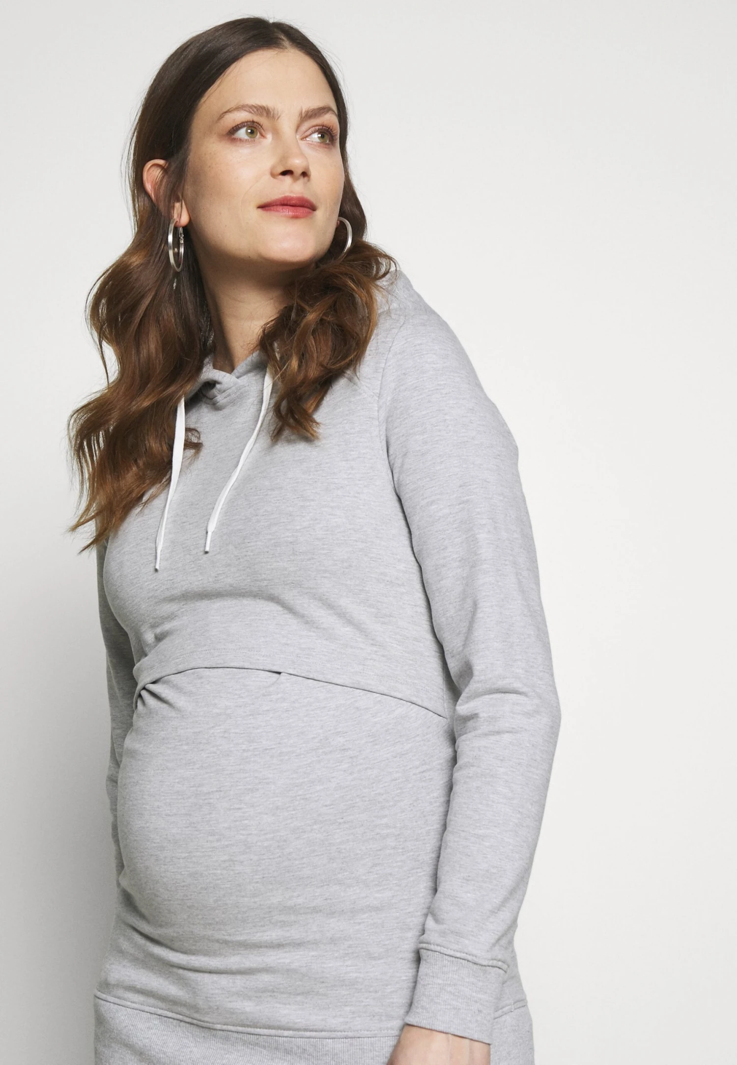 2 Pack Nursing Hoodie - Jersey Con Capucha - Light Grey/Dark Blue - Imagen 6