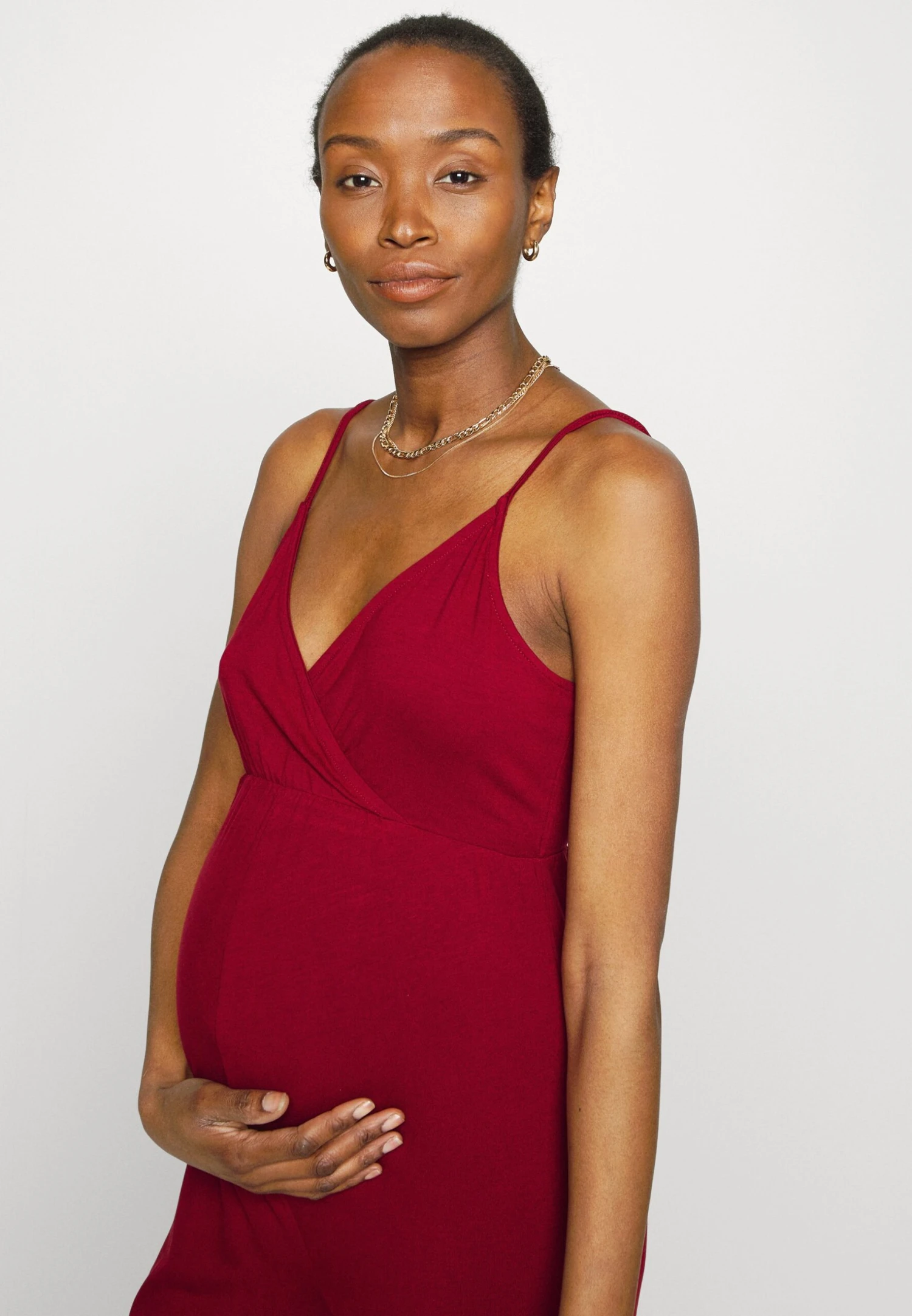 Strappy Drappy Cintered- Mono - Dark Red - Imagen 5