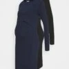 2 Pack Nursing Dress - Vestido Ligero - Dark Blue/Black