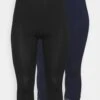 2 Pack- Leggings - Black/Dark Blue