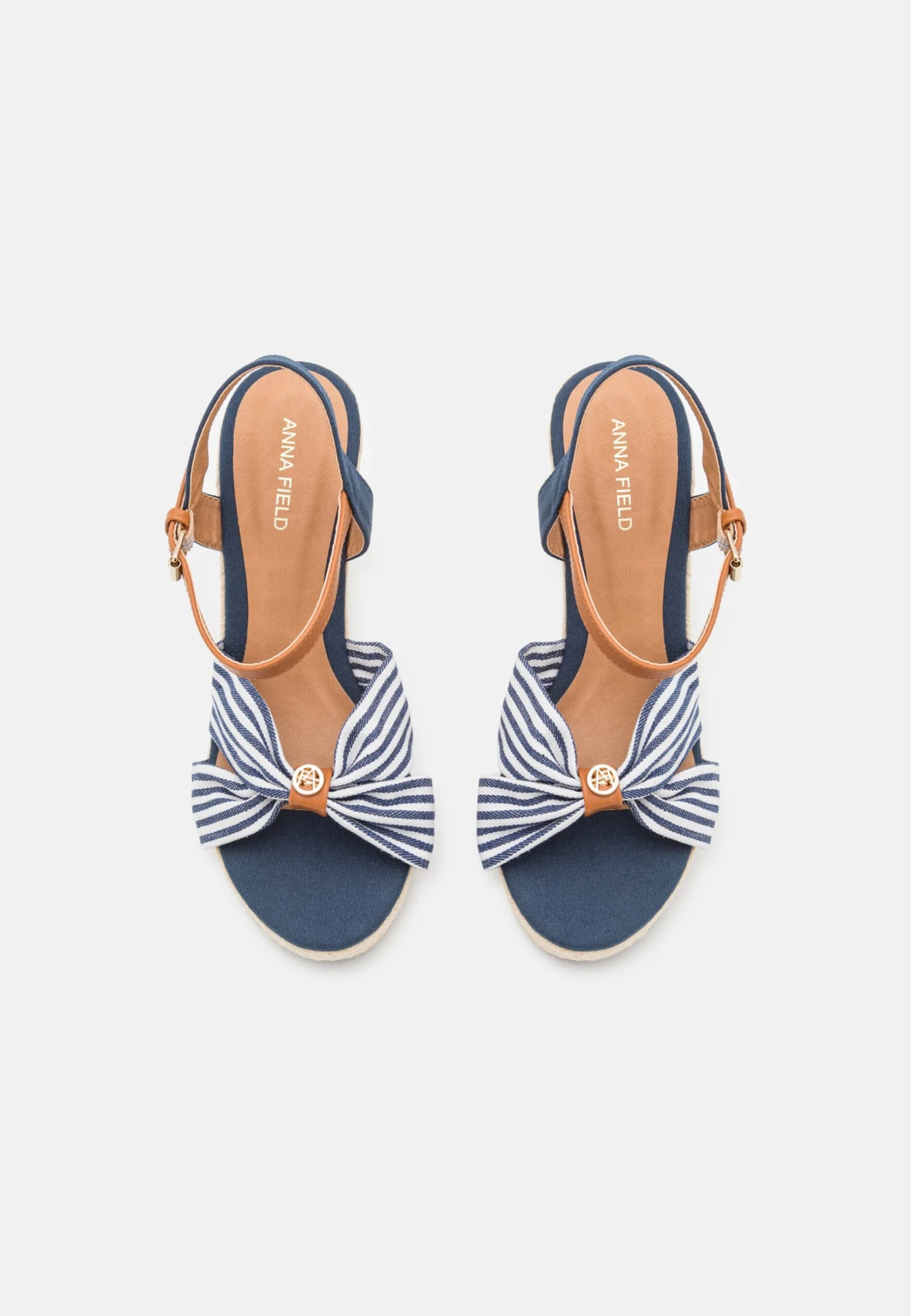 Anna Field Sandalias De Tac贸n - Dark Blue - Imagen 6
