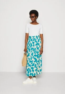 Anna Field Camiseta Estampada - Light Blue/White