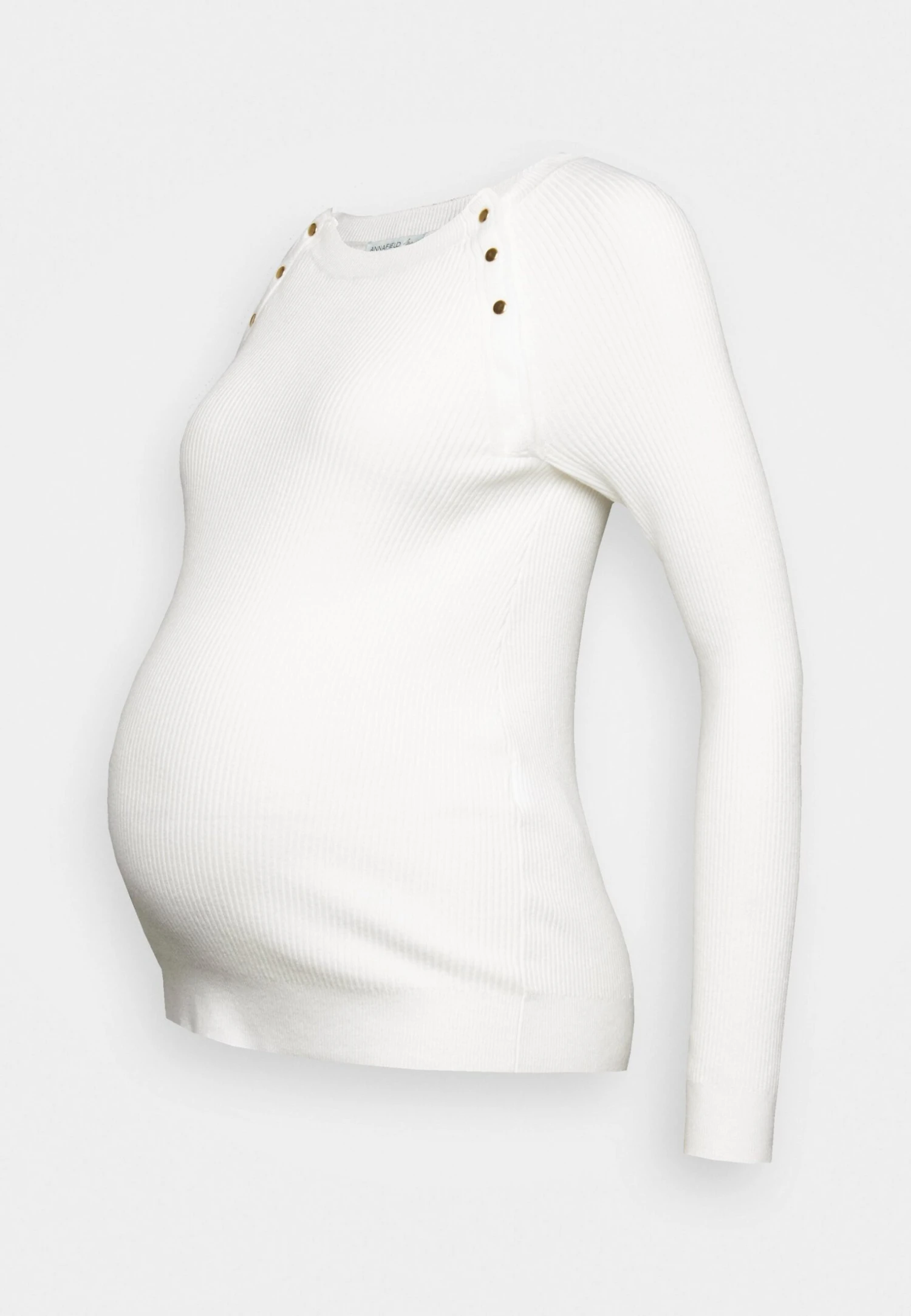 Nursing - Button Opening - Jersey De Punto - White - Imagen 6