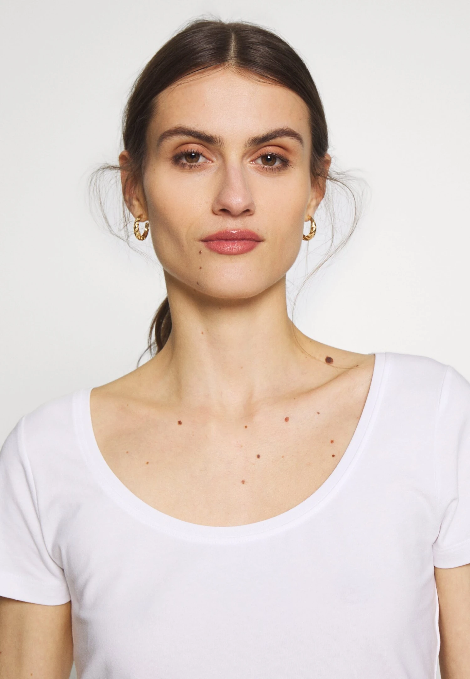 Anna Field 3 Pack - Camiseta Básica - White/Navy/Light Grey Melange - Imagen 7