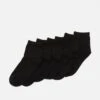 Anna Field 6 Pack Quarter Socks - Calcetines - Black