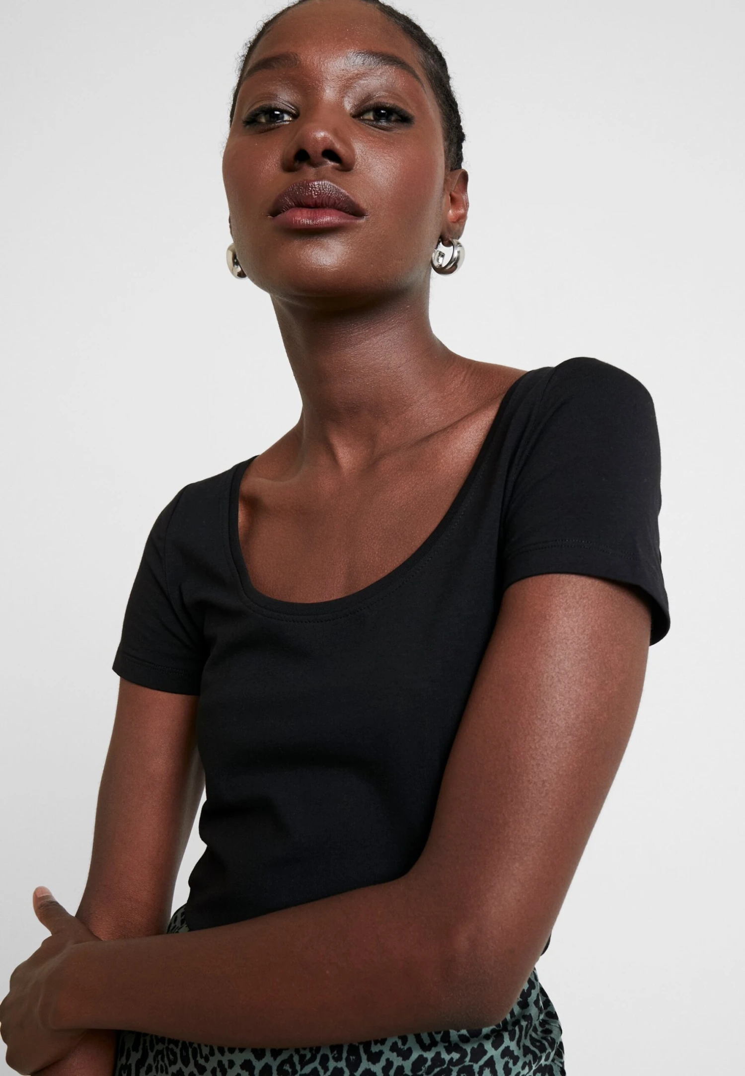 Anna Field 2 Pack- Camiseta Básica - Black - Imagen 5