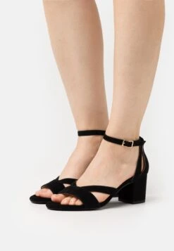 Leather Wide Fit - Sandalias - Black