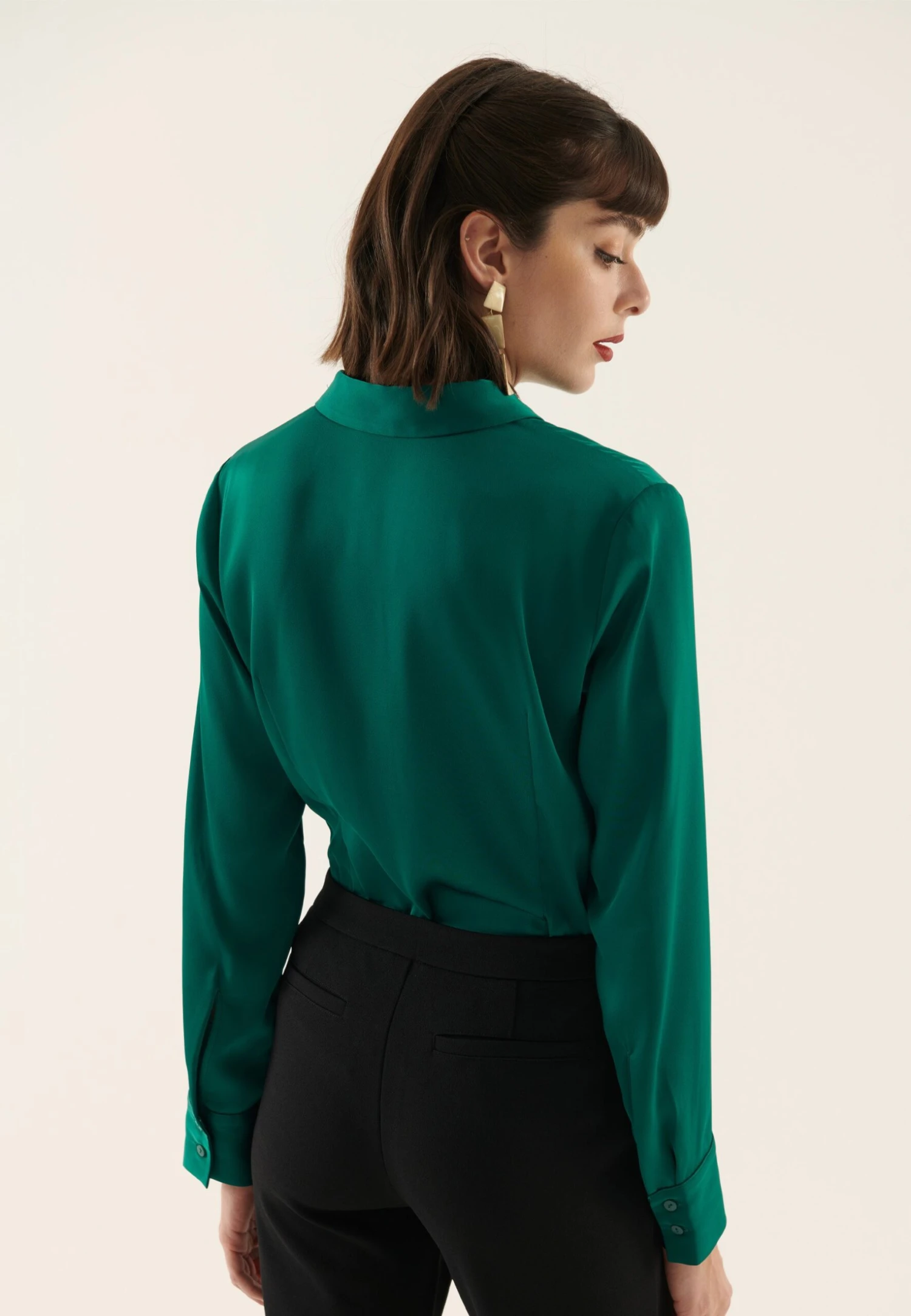 Anna Field Camisa - Dark Green - Imagen 3