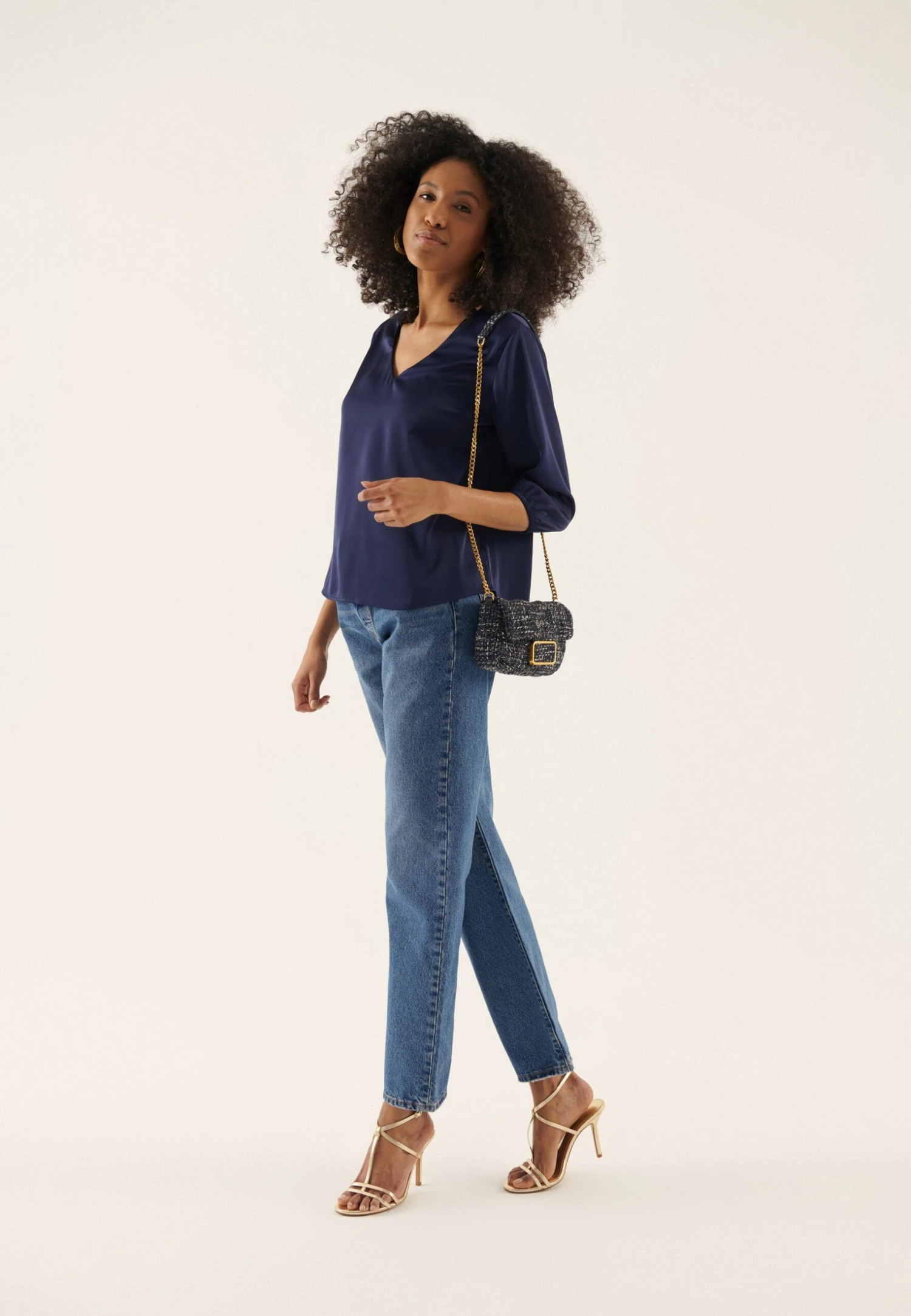 Anna Field Blusa - Dark Blue - Imagen 2