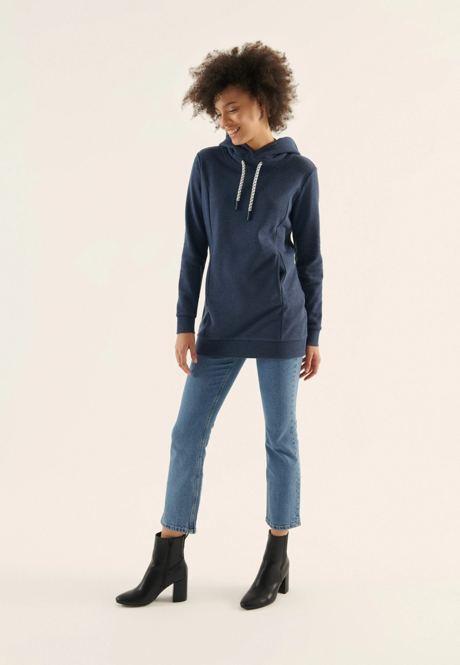 Anna Field Sudadera - Dark Blue/Mottled Blue - Imagen 2