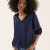 Anna Field Blusa - Dark Blue