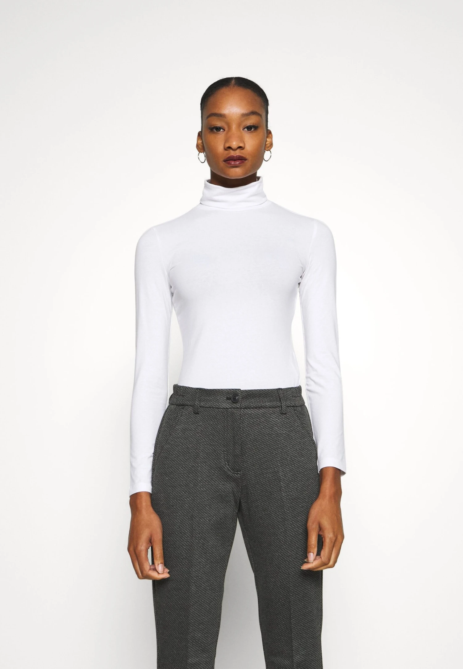 Anna Field 2 Pack - Camiseta De Manga Larga - Black/White - Imagen 2