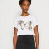 Anna Field Camiseta Estampada - White