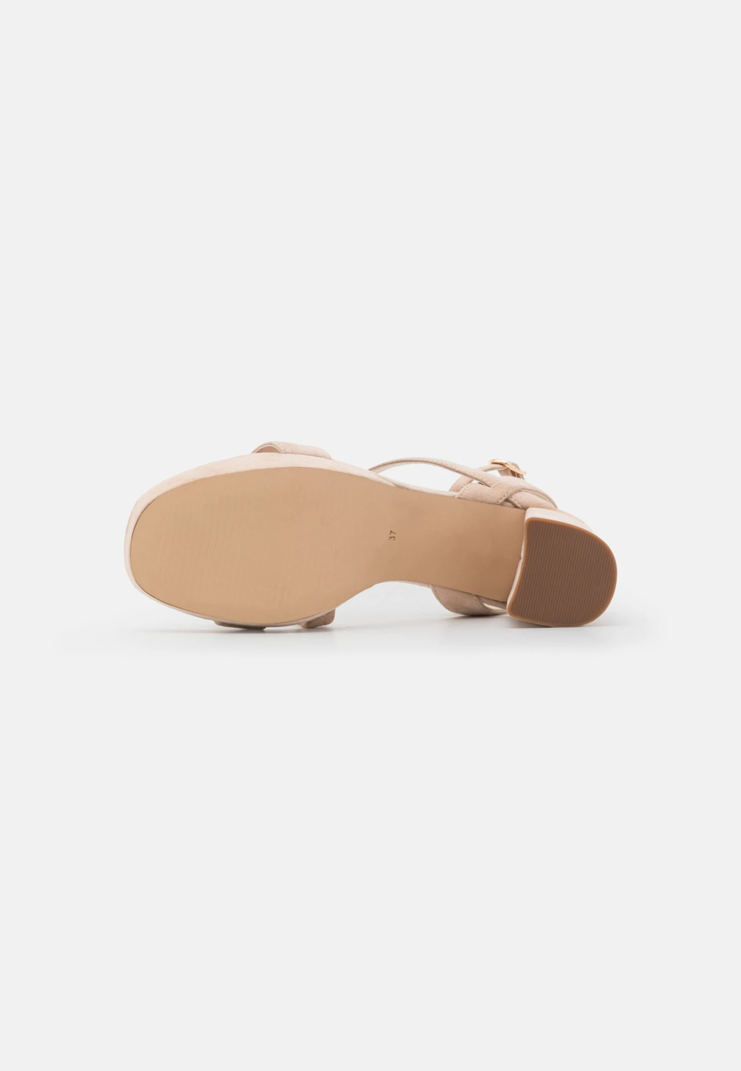 Leather- Sandalias De Tac贸n - Light Pink - Imagen 5