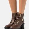Anna Field Botines Con Cordones - Brown