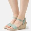 Anna Field Sandalias De Cuña - Mint