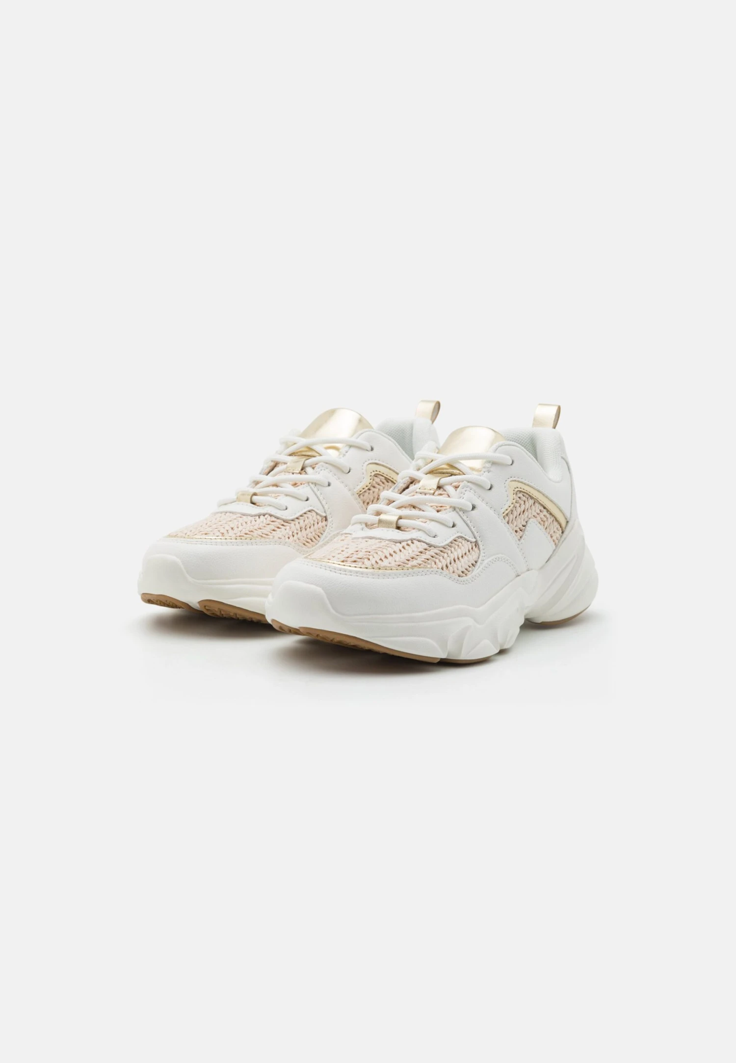 Anna Field Zapatillas - White/Gold - Imagen 3