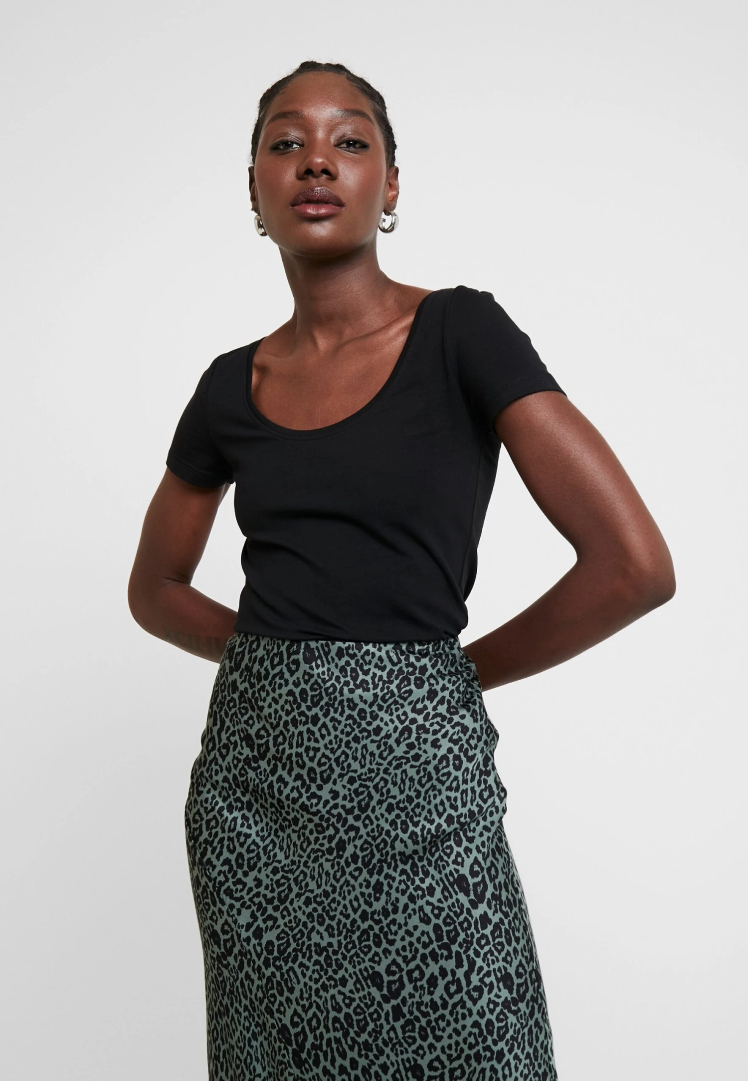 Anna Field 2 Pack- Camiseta Básica - Black - Imagen 3