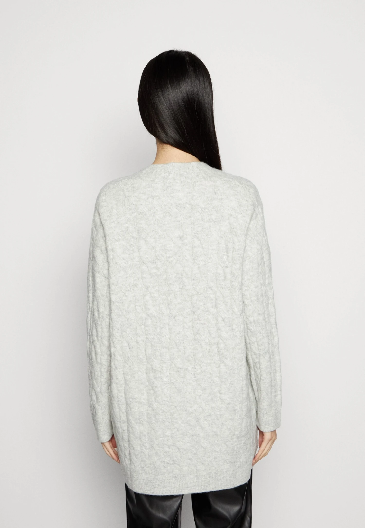 Anna Field Chaqueta De Punto - Mottled Grey - Imagen 3